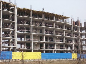 Монтаж монолитных конструкций 6-го этажа